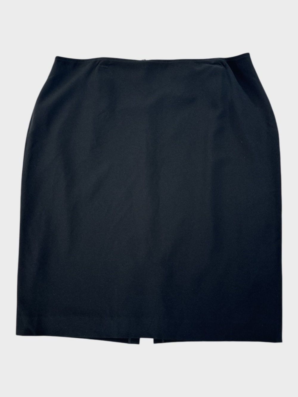 St John Caviar Straight Tailored Black Skirt Silk Lined Career Classic Luxury 16 - Picture 1 of 12